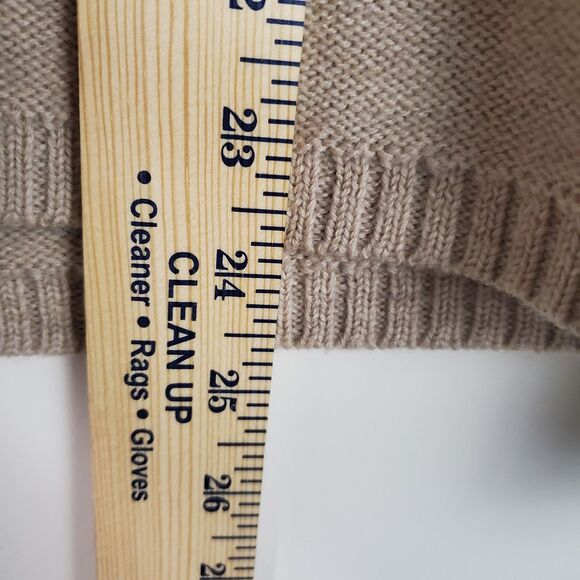 Fenn Wright Manson Sweater Small Beige Merino Wool Vintage Y2K Boho Chic Cozy - Picture 10 of 11